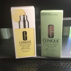 2 Clinique dramatically different GEL moisturizer